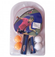 T07551 Набор для настольного тенниса (2 ракетки 4 шарика)