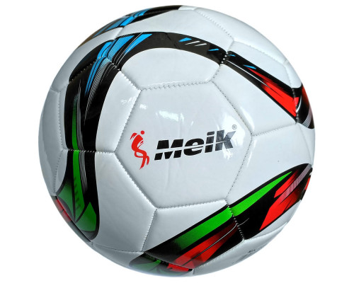 R18030-1 / R18031 Мяч футбольный "Meik-069" 4-слоя, TPU+PVC 3.0, 420 гр, машинная сшивка