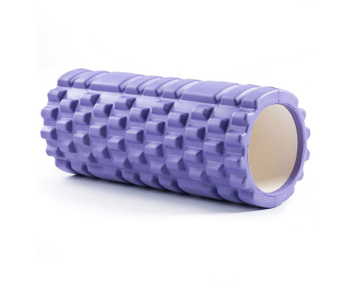 B33105 Ролик для йоги (фиолетовый) 33х15см ЭВА/АБС