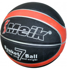C28682-3 Мяч баскетбольный "Meik-MK2310" №7, (черный/красный)