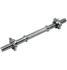 SDA-16T/B25628 Гриф с гайками гантельный хромированный (d 25, SDA-16T) 41см.