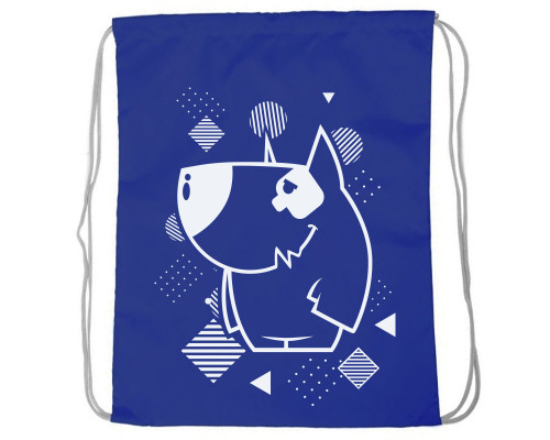 SM-222 Мешок-рюкзак "Dog" (темно-синий)