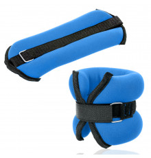 HKAW101-3 Утяжелители "ALT Sport" (2х1,5кг) (нейлон) в сумке (синие)