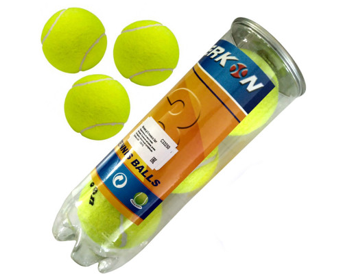C33250 Мячи для большого тенниса 3 штуки (в тубе)