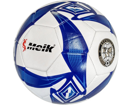 B31238 Мяч футбольный "Meik-086-1" 4-слоя, TPU+PVC 2.7, 410-420 гр., машинная сшивка