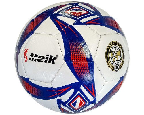 B31237 Мяч футбольный "Meik-086-2" 4-слоя, TPU+PVC 2.7, 410-420 гр., машинная сшивка