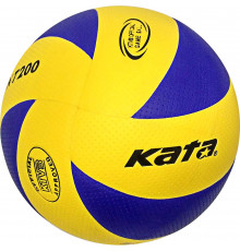 C33283 Мяч волейбольный "Kata", PU 2.5,  280 гр, клееный, бут.кам,
