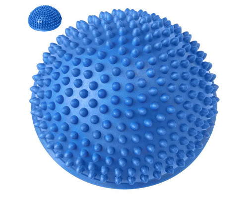 C33513-1 Полусфера массажная круглая надувная (синий) (ПВХ) d-16 см