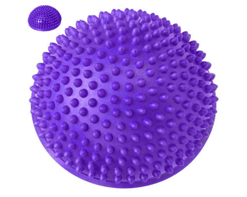 C33513-2 Полусфера массажная круглая надувная (фиолетовый) (ПВХ) d-16 см