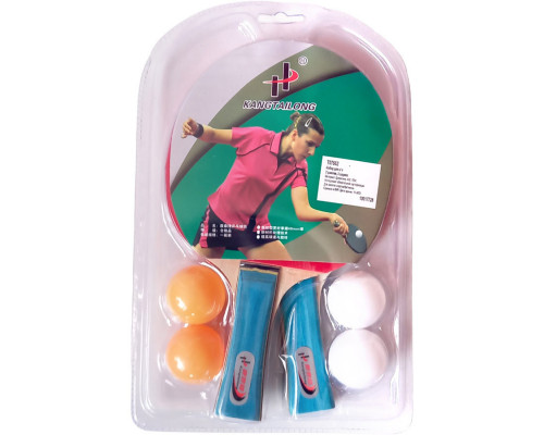 T07552 Набор для настольного тенниса (2 ракетки 4 шарика)