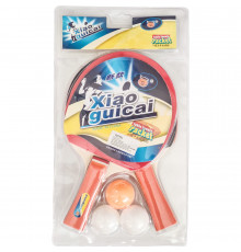 T07553 Набор для настольного тенниса (2 ракетки 3 шарика)