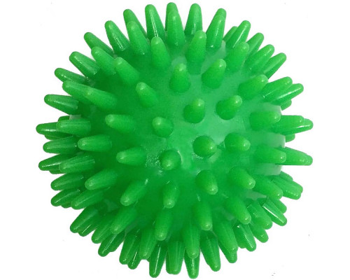 C28757 Мяч массажный (зеленый) полутвердый ПВХ 7см.