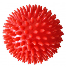C28759 Мяч массажный (красный) полутвердый ПВХ 9см.