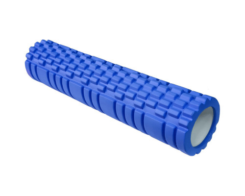 E29390-8 Ролик для йоги (синий) 61х14см ЭВА/АБС