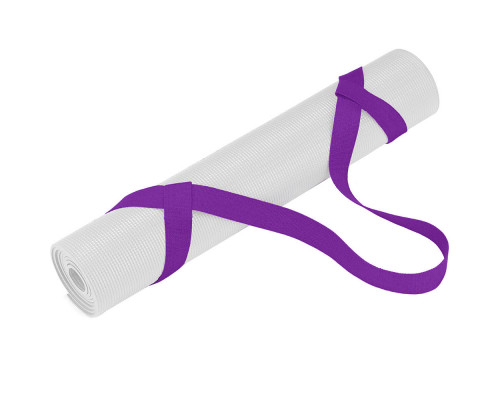 B31604 Лямка для переноски йога ковриков и валиков (фиолетовый)