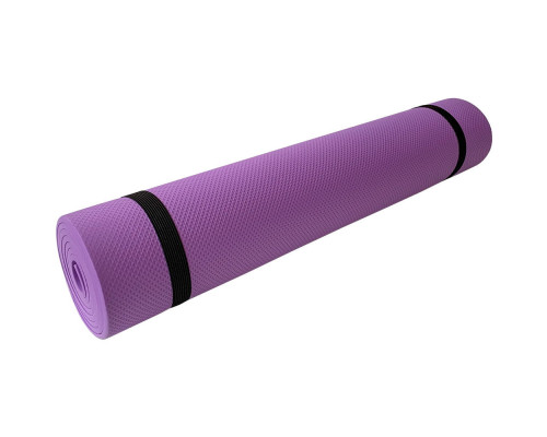 B32215 Коврик для йоги ЭВА 173х61х0,5 см (фиолетовый)