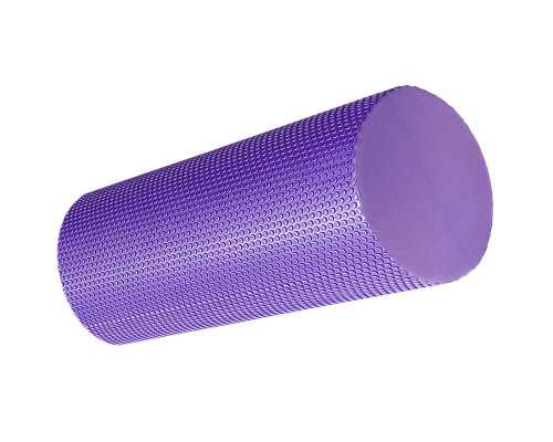 B33083-1 Ролик для йоги полумягкий (ЭВА) Профи 30x15cm (фиолетовый)