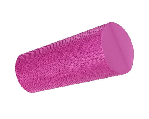 B33083-4 Ролик для йоги полумягкий (ЭВА) Профи 30x15cm (розовый)