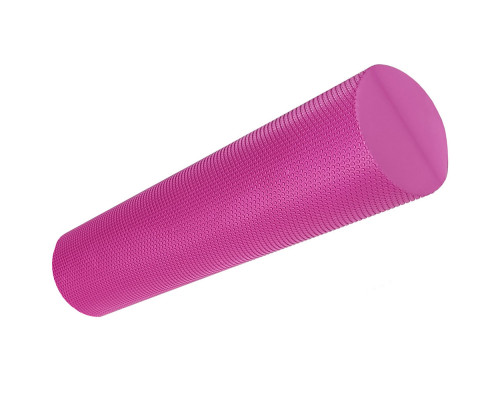 B33084-4 Ролик для йоги полумягкий (ЭВА) Профи 45x15cm (розовый)