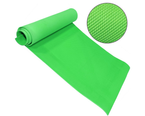 B32215 Коврик для йоги ЭВА 173х61х0,5 см (зеленый)