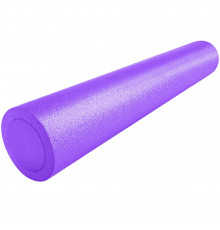 PEF90-14 Ролик для йоги полнотелый 2-х цветный (фиолетовый/фиолетовый) 90х15см. (B34501)