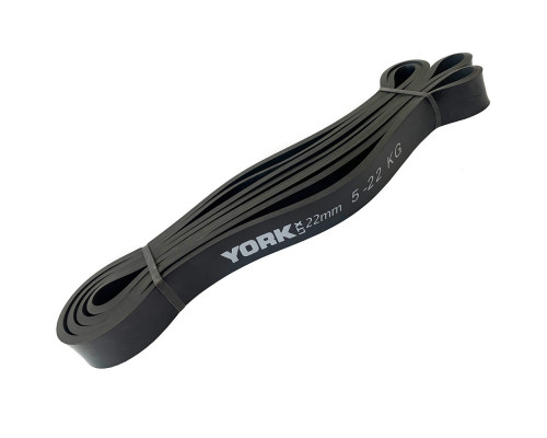 Эспандер-Резиновая петля "York" Crossfit 2080х4.5х22мм (черный)  (RBLX-203/B34955)