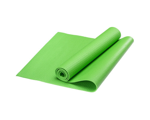 HKEM112-04-GREEN Коврик для йоги, PVC, 173x61x0,4 см (зеленый)