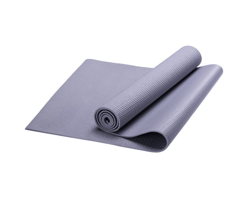 HKEM112-03-GRAY Коврик для йоги, PVC, 173x61x0,3 см (серый)