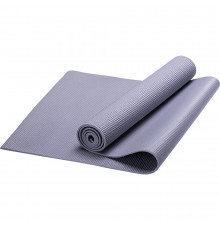 HKEM112-04-GRAY Коврик для йоги, PVC, 173x61x0,4 см (серый)