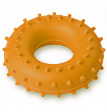 Эспандер кистевой Массажный, кольцо ЭРКМ - 35 кг (оранжевый)
