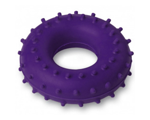 Эспандер кистевой Массажный, кольцо ЭРКМ - 40 кг (фиолетовый)