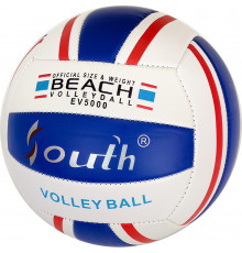 E33541-1 Мяч волейбольный (синий), PVC 2.5, 250 гр, машинная сшивка