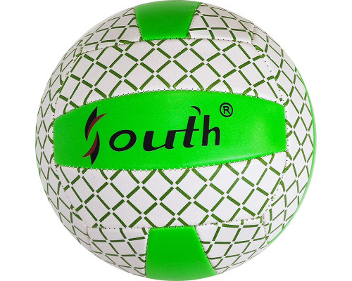 E33542-2 Мяч волейбольный (салатовый), PVC 2.7, 280 гр, машинная сшивка