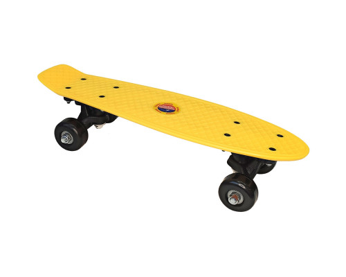 E33082 Скейтборд пластиковый 41x12cm (желтый) (SK400)