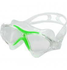 E36873-6 Очки маска для плавания взрослая (зеленые)