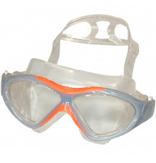 E36873-11 Очки маска для плавания взрослая (серо/оранжевые)