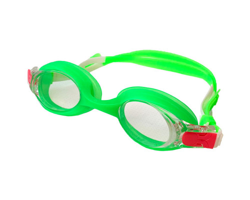 E36895 Очки для плавания детские (зелено/белые)