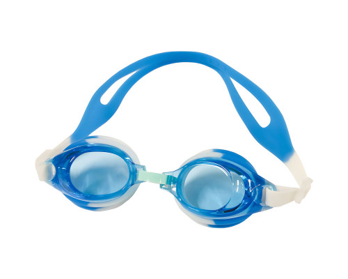 E36884 Очки для плавания детские детские (бело/голубые)