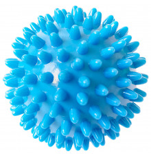 E36800-0 Мяч массажный (голубой) твердый ПВХ 7,5 см.