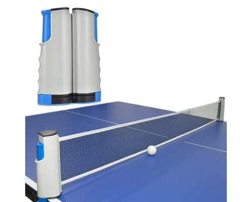 E33569 Сетка для настольного тенниса с авторегулировкой (серо/синяя)