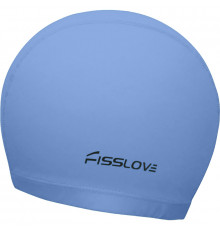 R18191-B Шапочка для плавания "Fisslove" (ПУ) (синяя)