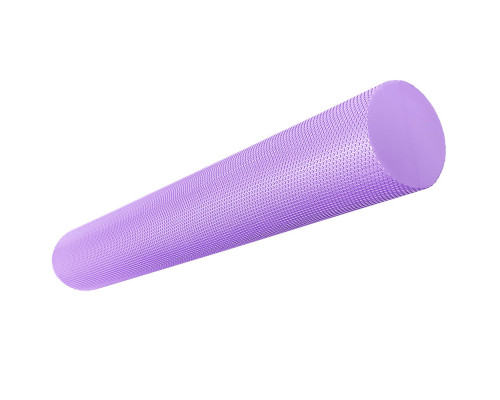 E39106-7 Ролик для йоги полумягкий Профи 90x15cm (фиолетовый) (ЭВА)