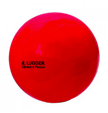 Мяч для художественной гимнастики однотонный, d=19 см (красный)