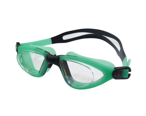 E39676 Очки для плавания взрослые (зелено/черные)