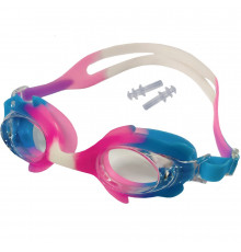 B31570-4 Очки для плавания детские (розово/сине/белые Mix-4)