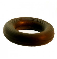 Эспандер кистевой 23036-AR, кольцо 50кг, d-70мм, ребристый (черный)