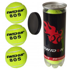 E29378 Мячи для большого тенниса "Swidon 805" 3 штуки (в тубе)