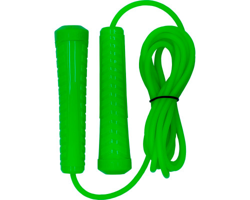 Скакалка Neon шнур 3 м "Fortius" в пакете (зеленая)
