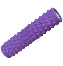 E40750 Ролик для йоги (фиолетовый) 45х11см ЭВА/АБС