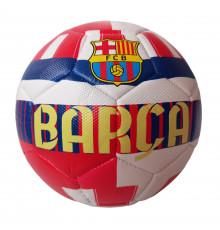 E40762-1 Мяч футбольный №5 "Barcelona" (сине/бело/красный)